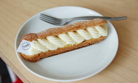 Banana Cream Pie Eclairs at Roselle Desserts