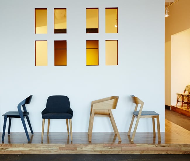 Ton’s plywood seating - Augustus Jones furniture