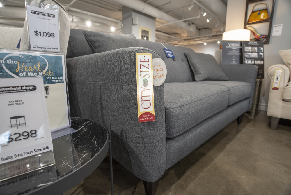 Condo size sofa at The Chesterfield shop