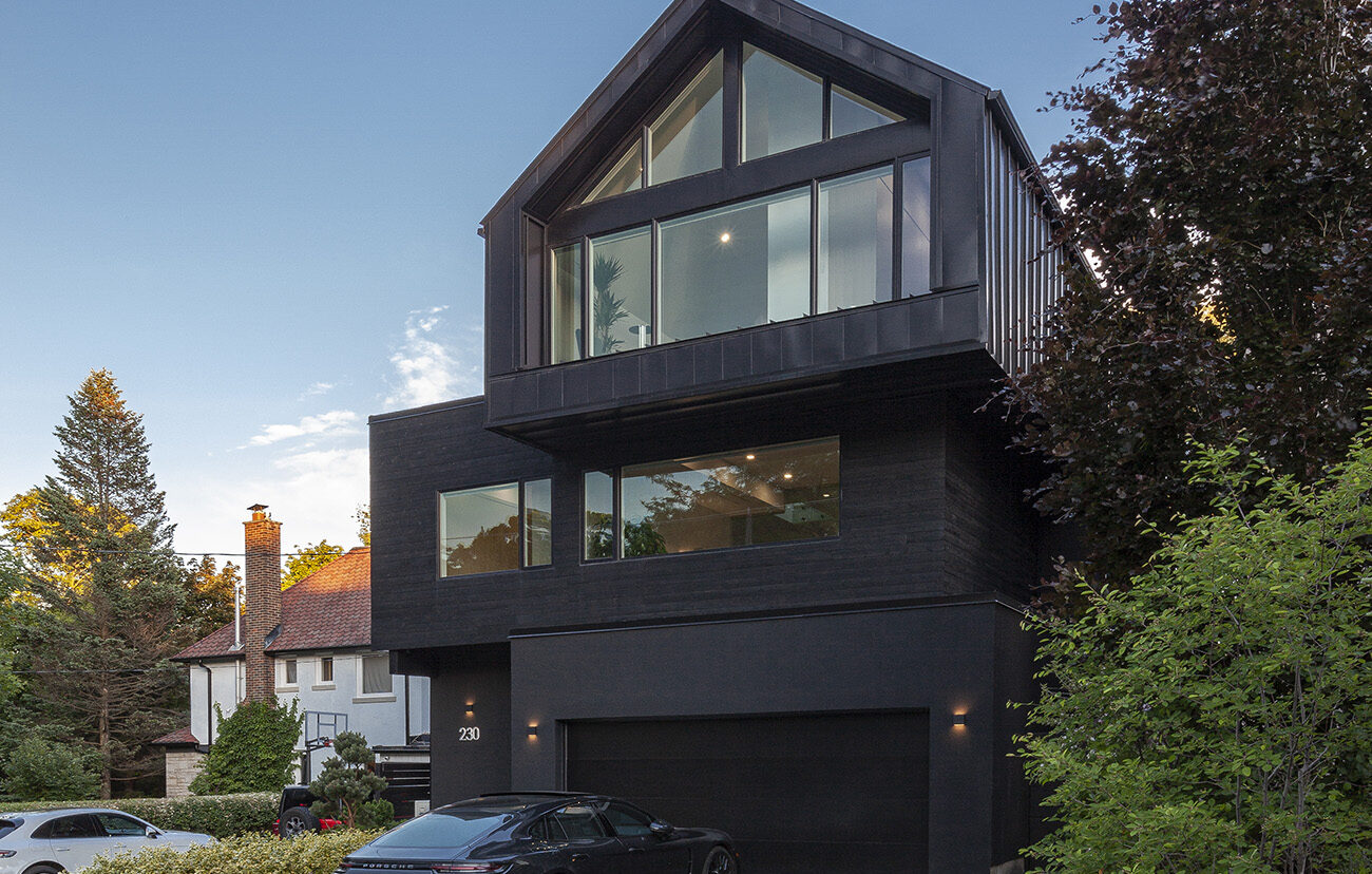 Exterior of Stacked House by architect Reza Aliabadi (known as RZLBD)