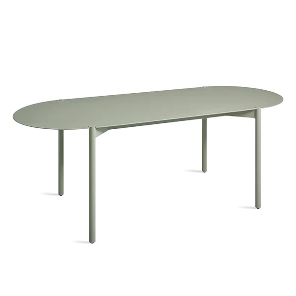 Comeuppance Capsule powder-coated aluminum dining table