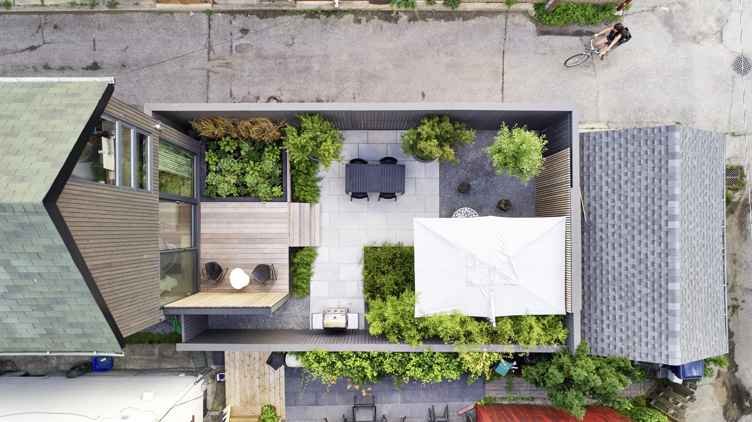 Overview of Sakura garden project by Kate Fox-Whyte.